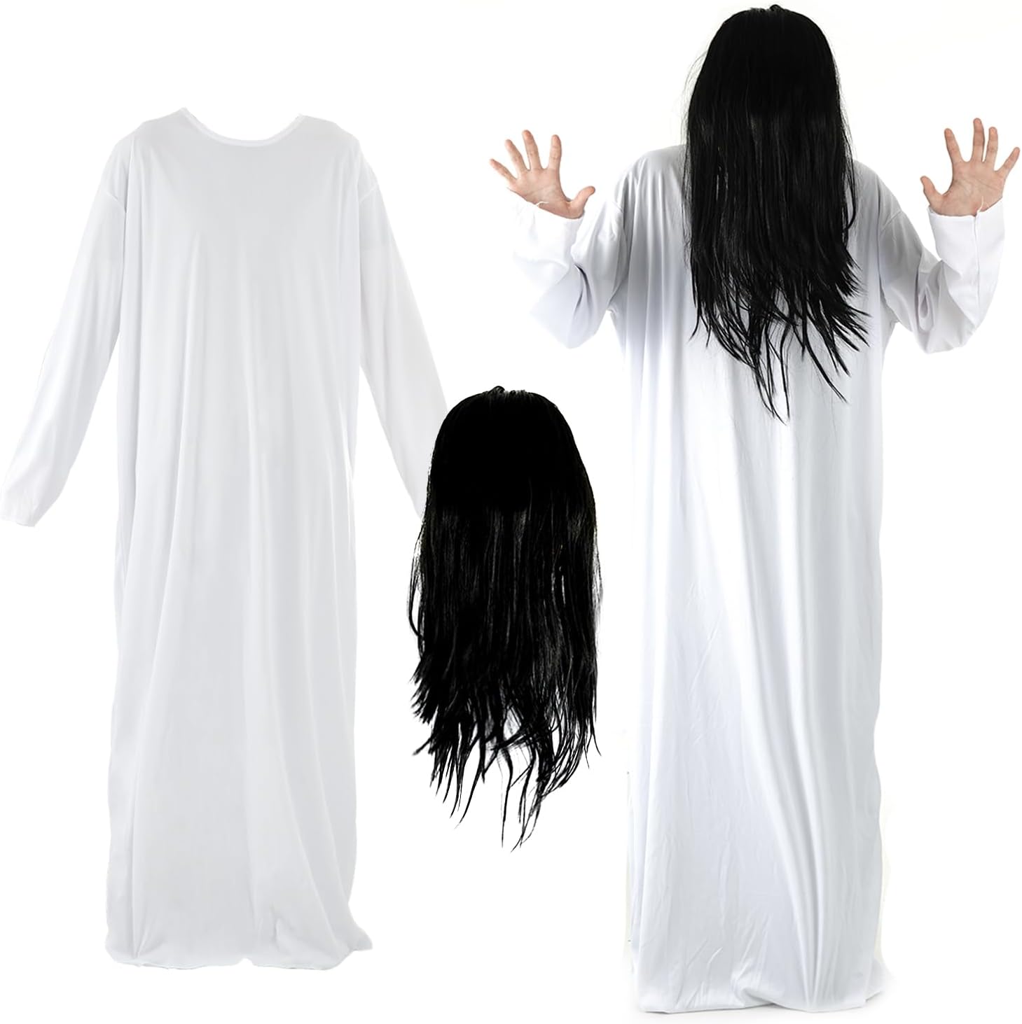 The Women Ghost Costume Adult Halloween — WeirdThingsToBuy weird find