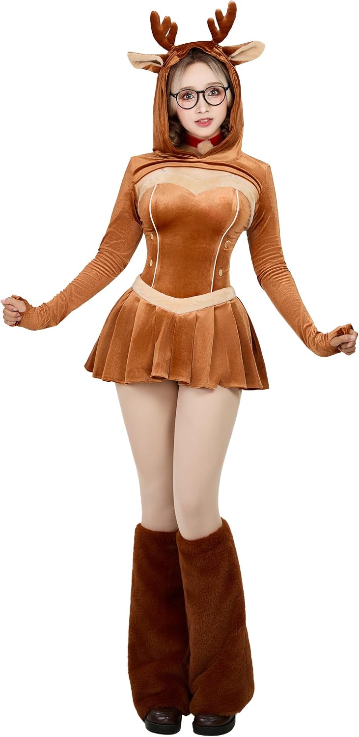The Women Reindeer Cosplay Costume Christmas — WeirdThingsToBuy weird find