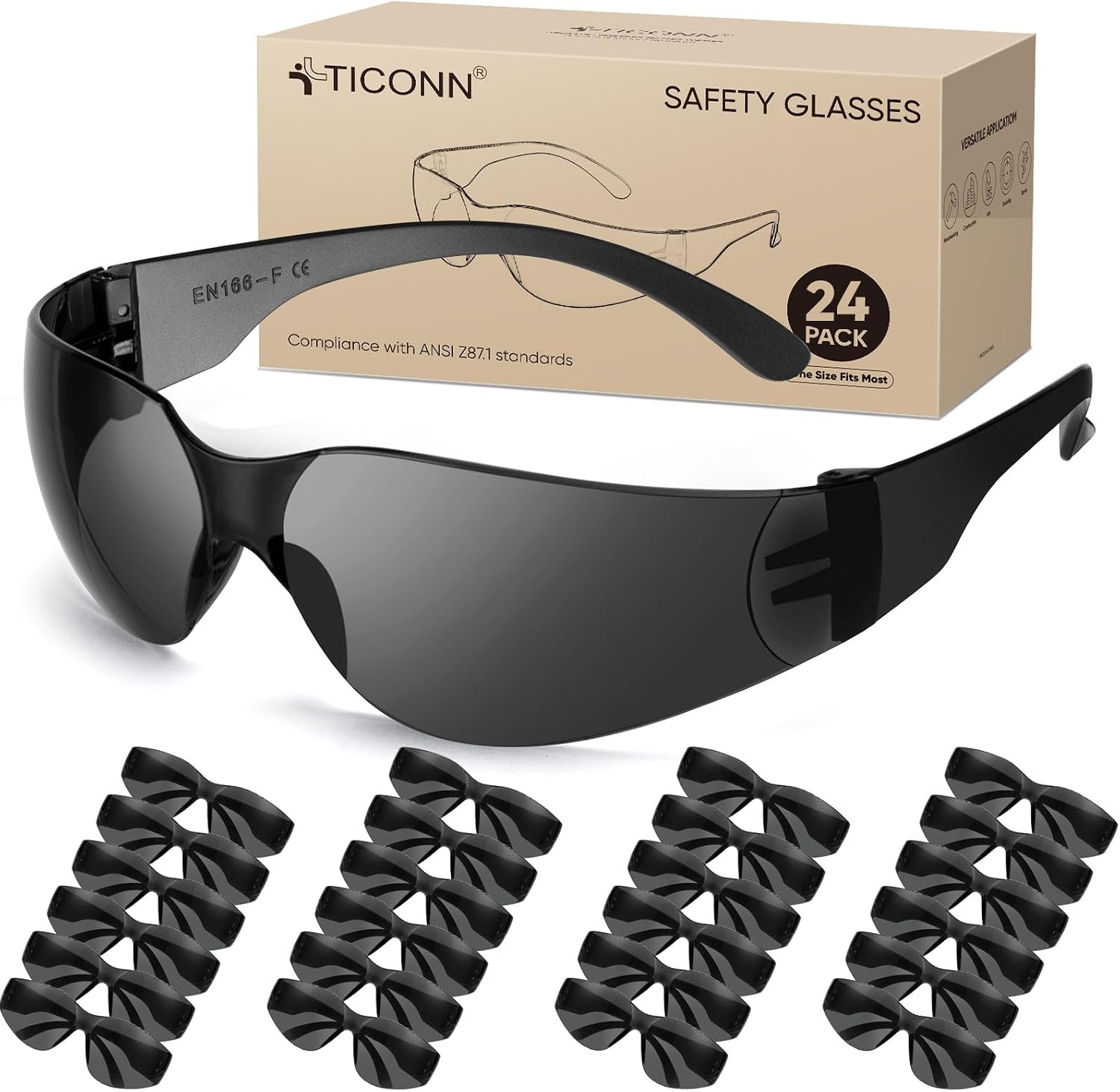 Ticonn Clear Safety Glasses Men Situation — WeirdThingsToBuy weird find