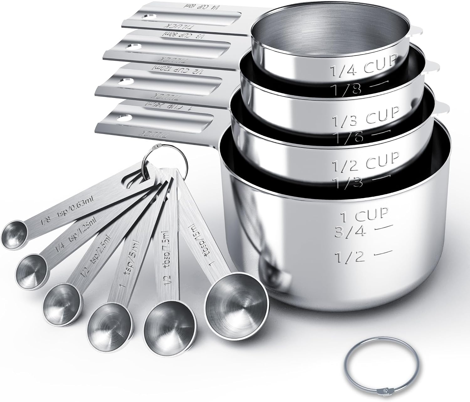 Tiluck Stainless Steel Measuring Cups — WeirdThingsToBuy weird find