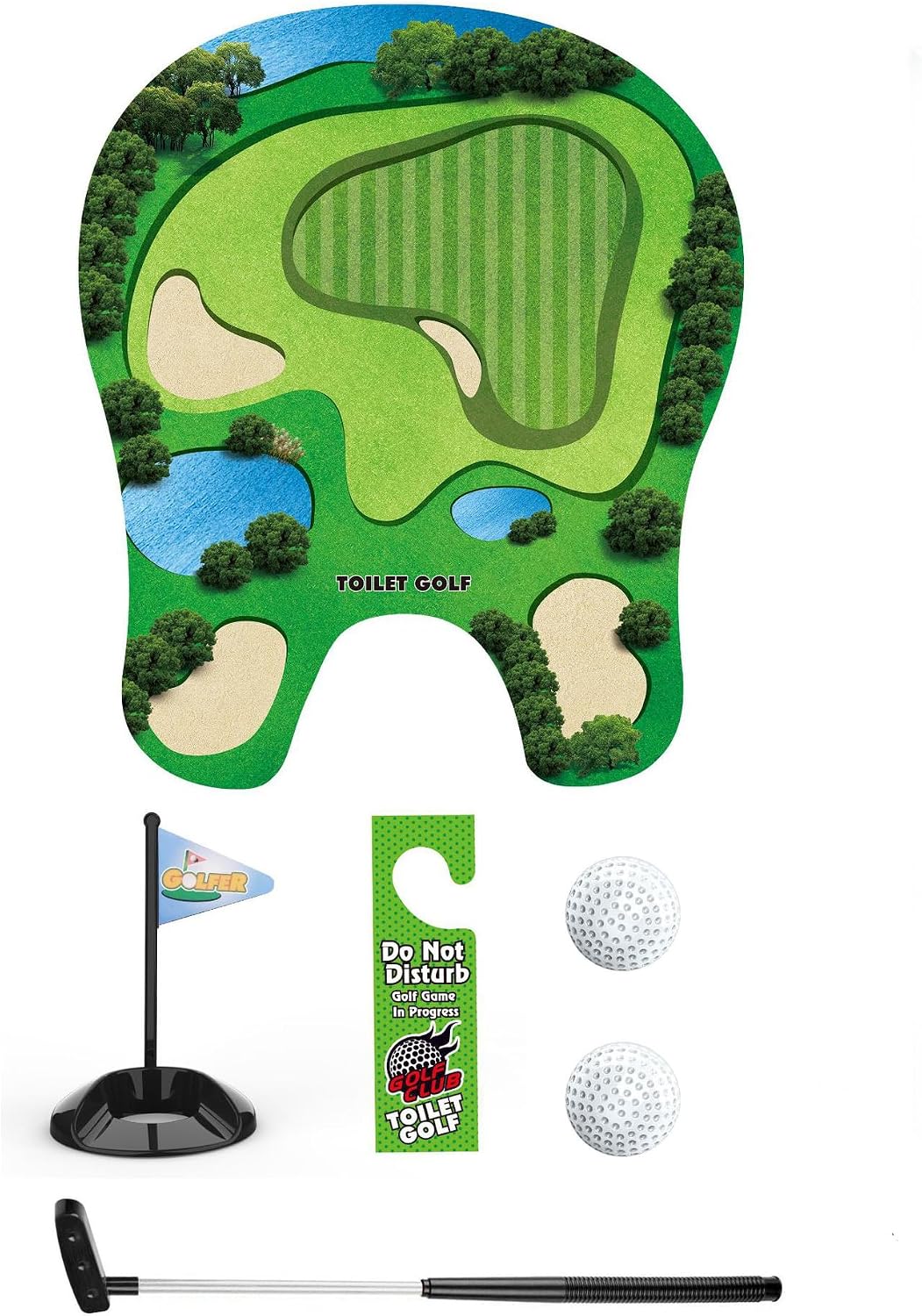 Bathroom Putting Green — WeirdThingsToBuy weird find