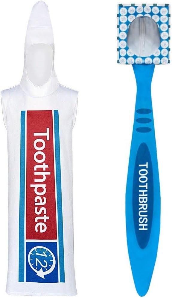 Toothpaste & Toothbrush Costume Set Situation — WeirdThingsToBuy weird find