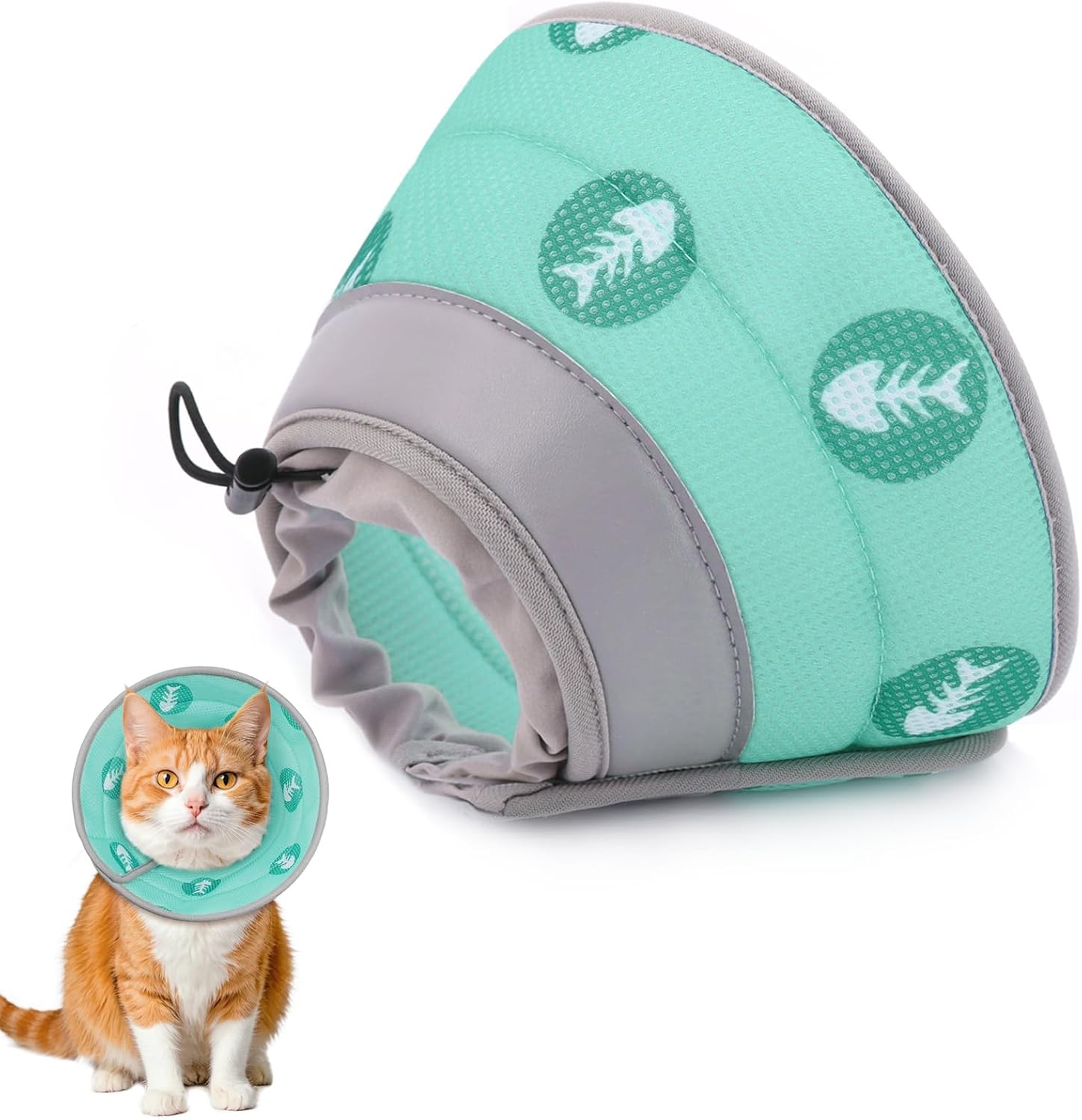 Toptakeit Cat Cone Collar Soft Situation — WeirdThingsToBuy weird find