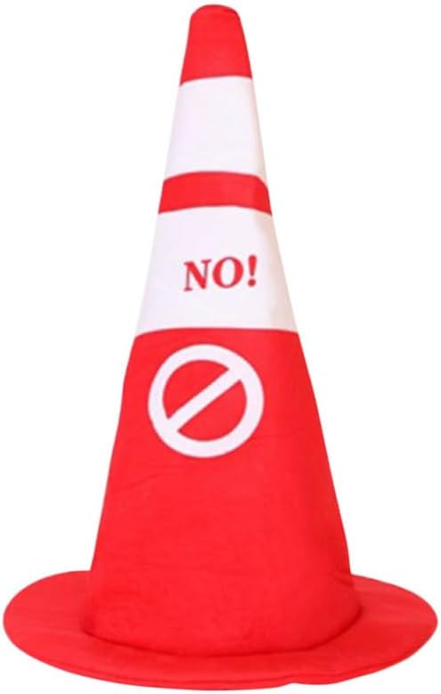 Traffic Cone Plush Hat Halloween Situation — WeirdThingsToBuy weird find