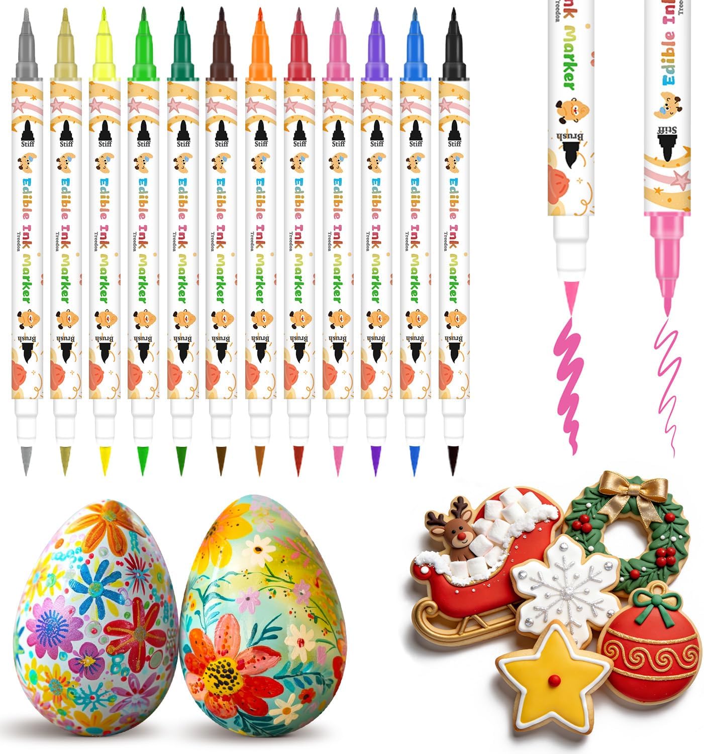 Treedoa Edible Markers Cookie Decorating Situation — WeirdThingsToBuy weird find