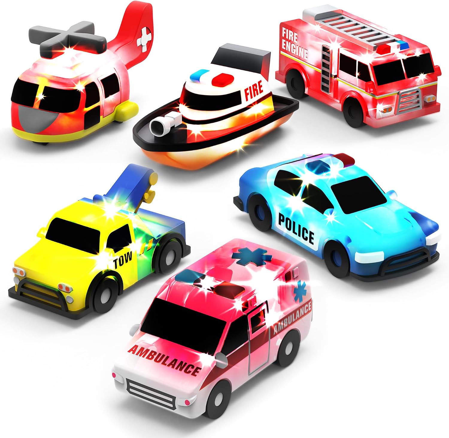 Tub Works Emergency Cars Light Energy — WeirdThingsToBuy weird find