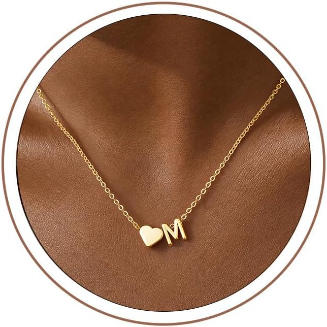 Turandoss Initial Heart Necklace Teen — WeirdThingsToBuy weird find