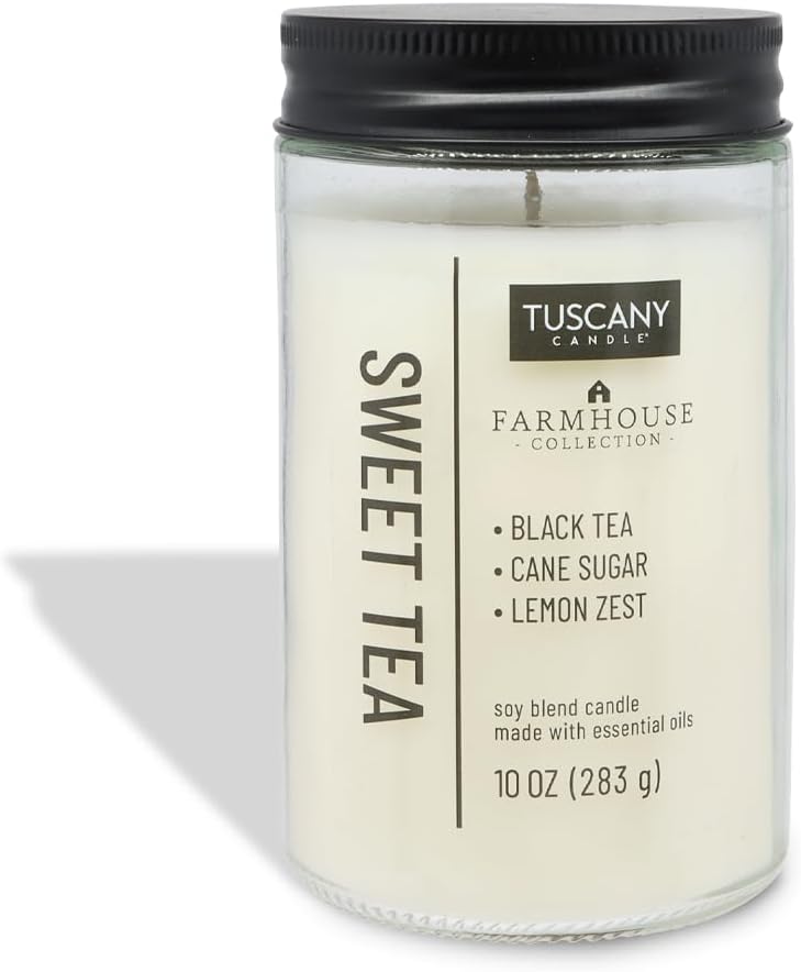 Tuscany Candle Sweet Tea Scented Energy — WeirdThingsToBuy weird find