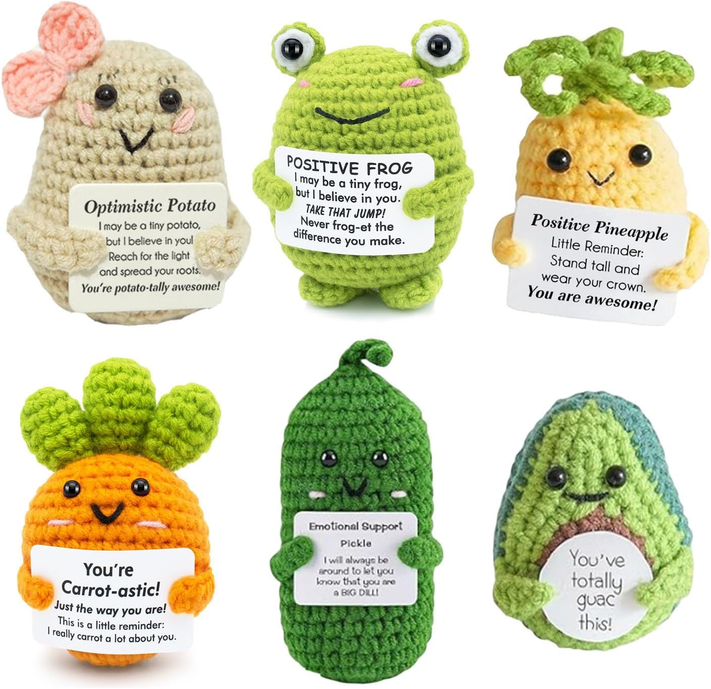 Unclem 6pcs Mini Emotional Support Energy — WeirdThingsToBuy weird find