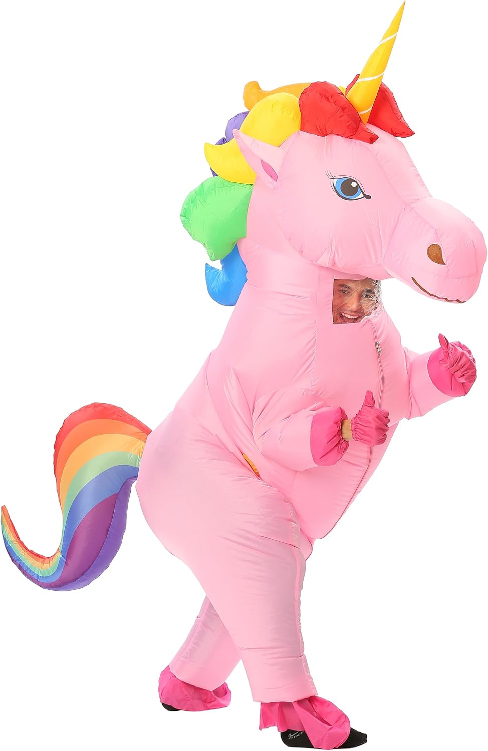 Unicorn Costume Adult Size Rainbow Situation — WeirdThingsToBuy weird find