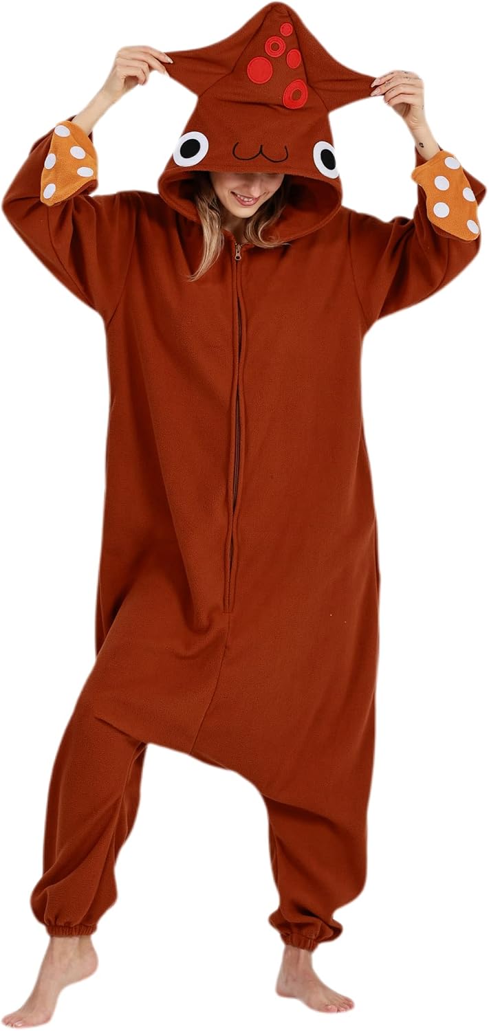 Unisex Adult Costume Squid Onesie Situation — WeirdThingsToBuy weird find
