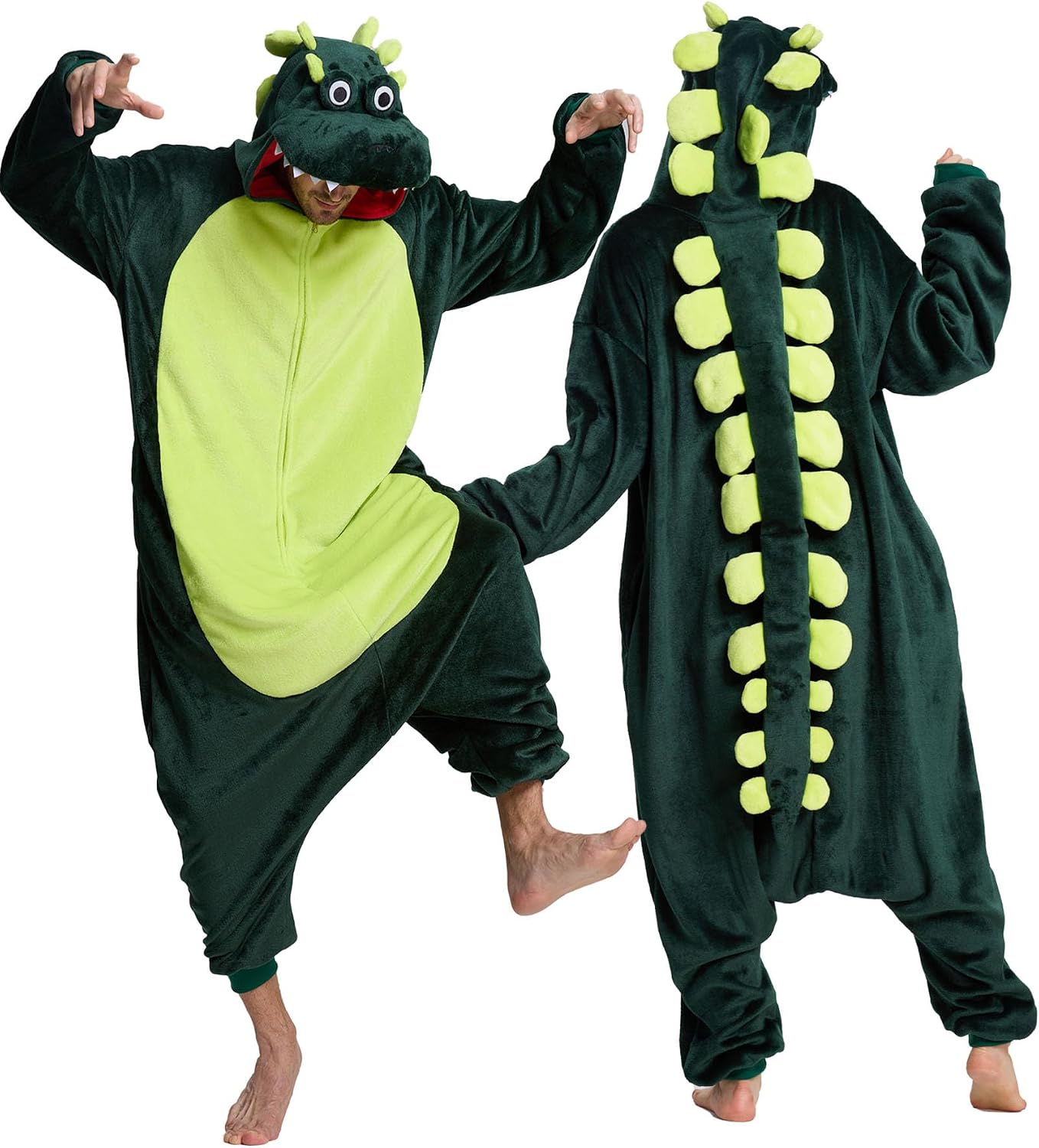 Unisex Adult Onesie Pajamas Animal Energy — WeirdThingsToBuy weird find