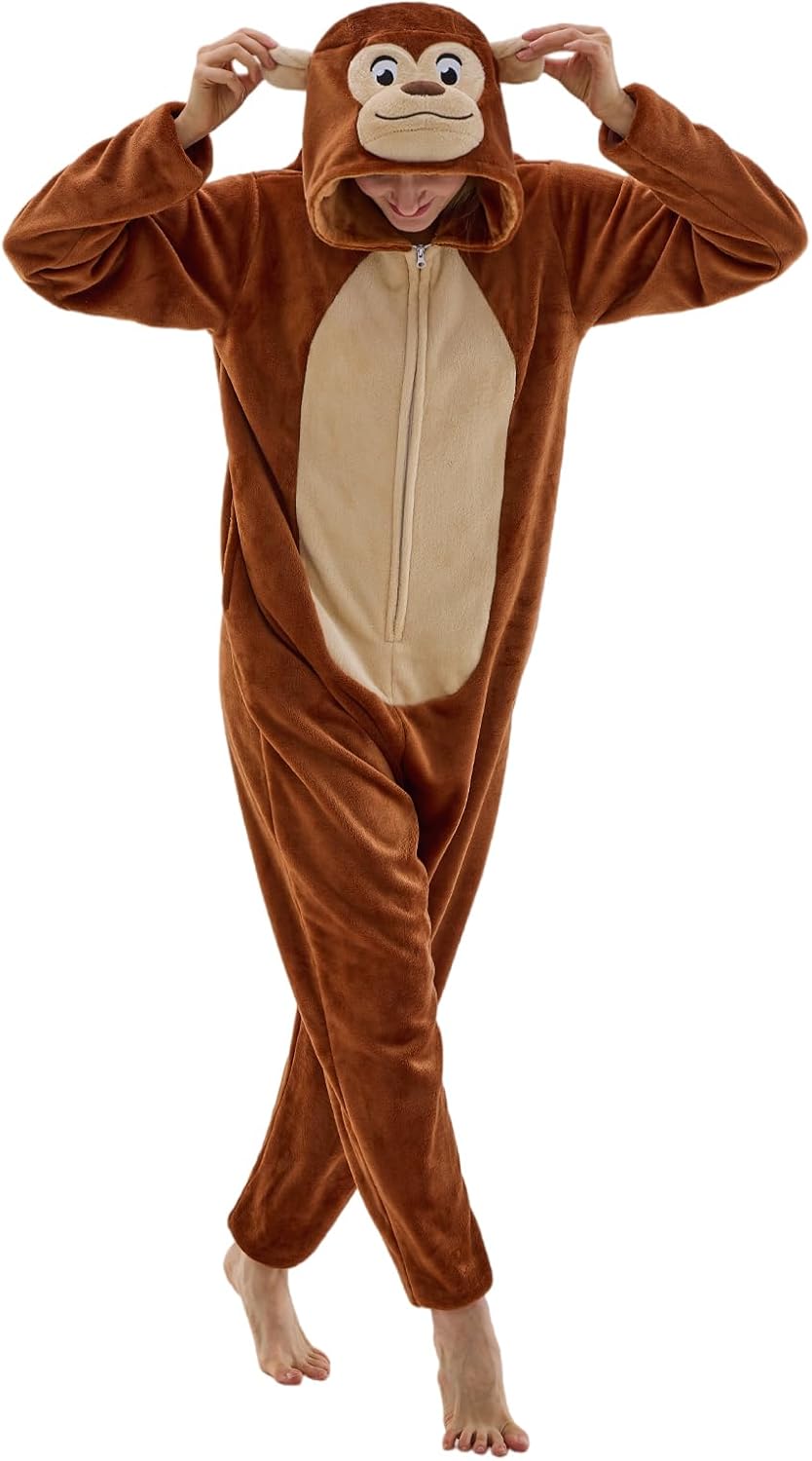 Unisex Adult Onesie Pajamas Animal Situation — WeirdThingsToBuy weird find