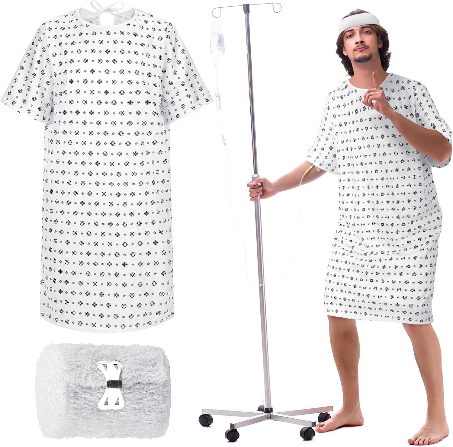 Unisex Hospital Gowns Patient Gowns — WeirdThingsToBuy weird find