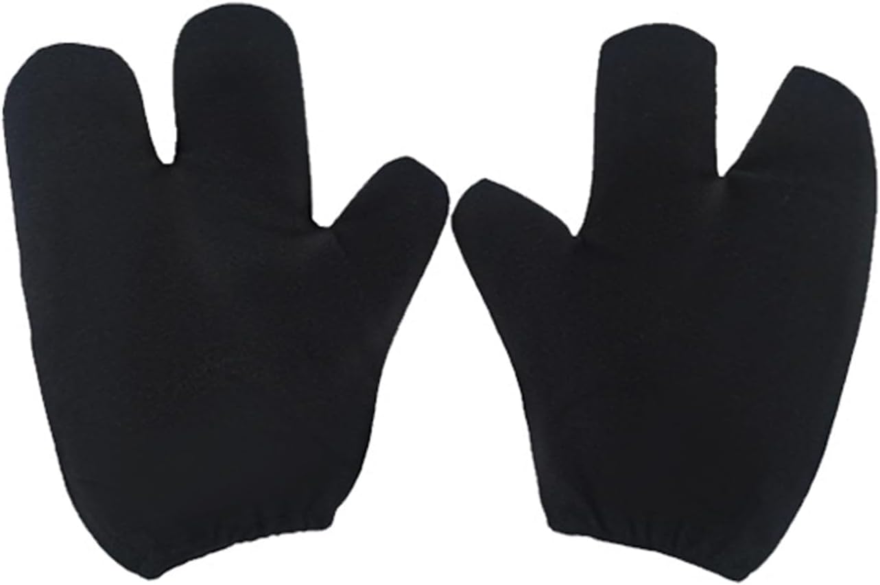 Unnecessary 1 Pair Black Gloves Three — WeirdThingsToBuy weird find