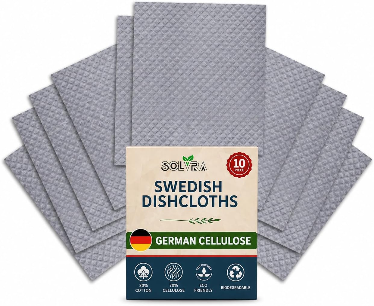 Unnecessary 10 Grey Color Swedish Dishcloths — WeirdThingsToBuy weird find