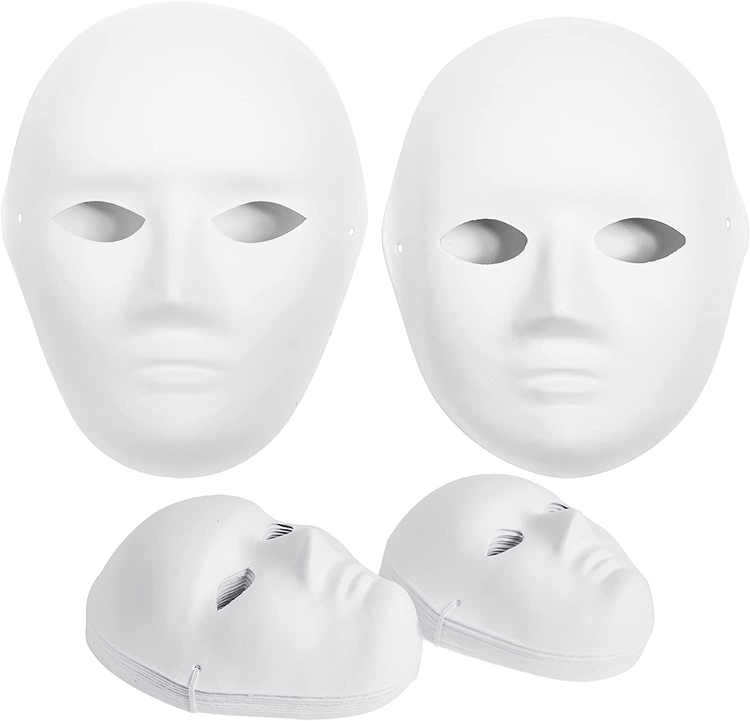 Unnecessary 14 Pack Paper Mache Masks — WeirdThingsToBuy weird find