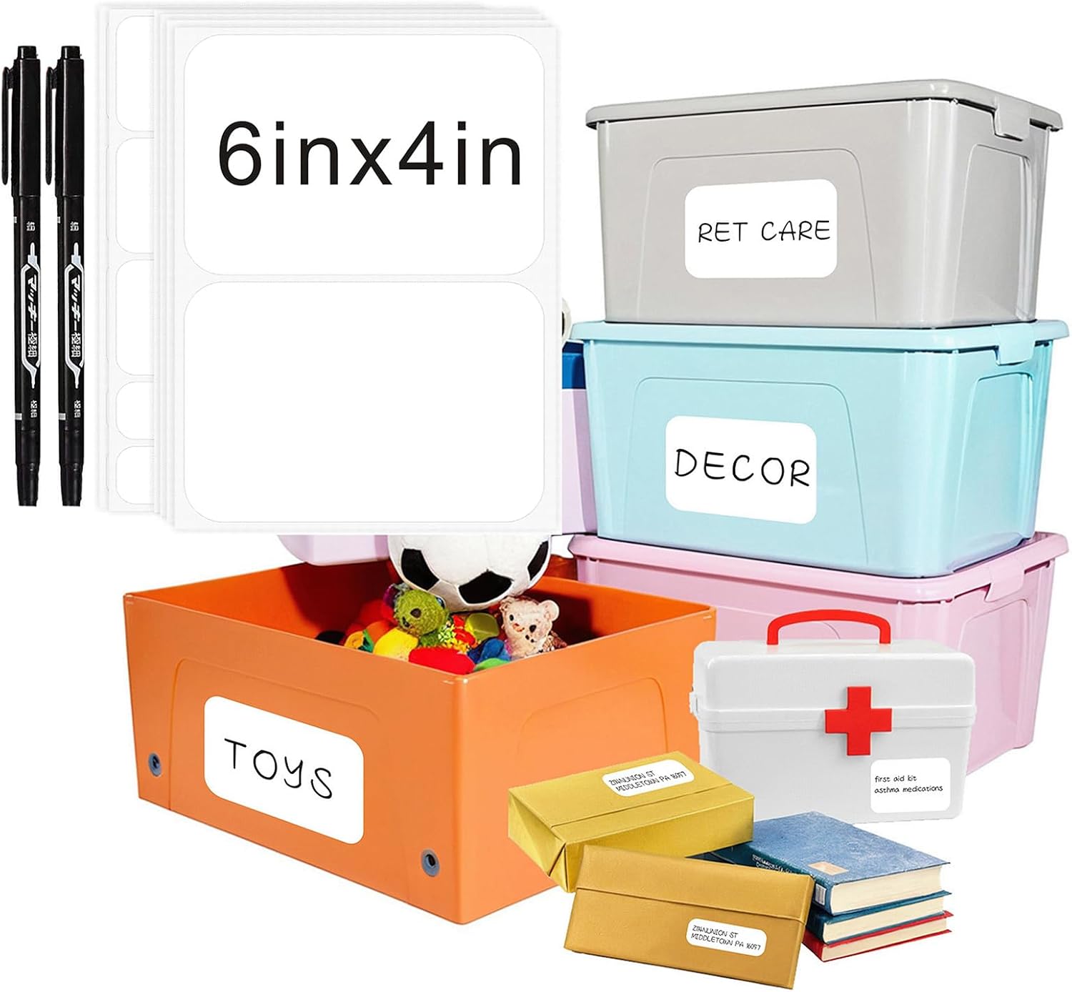 Unnecessary 160 Storage Bin Labels Marker — WeirdThingsToBuy weird find