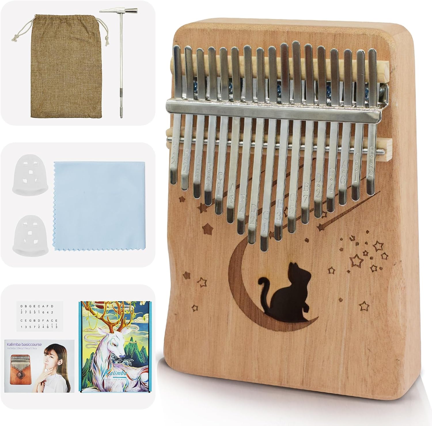 Unnecessary 17 Key Kalimba Thumb Piano — WeirdThingsToBuy weird find