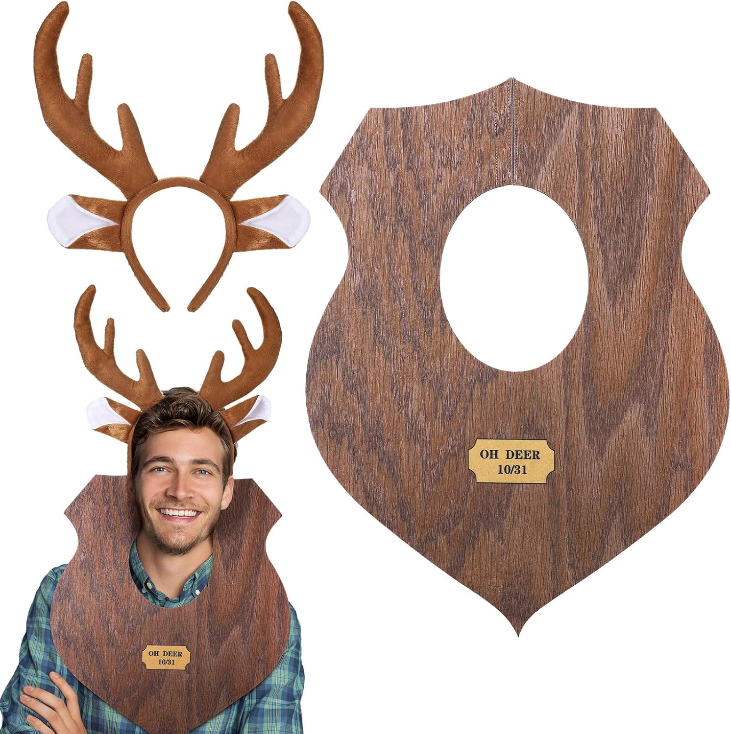 Unnecessary 2 Halloween Deer Antlers Headband — WeirdThingsToBuy weird find