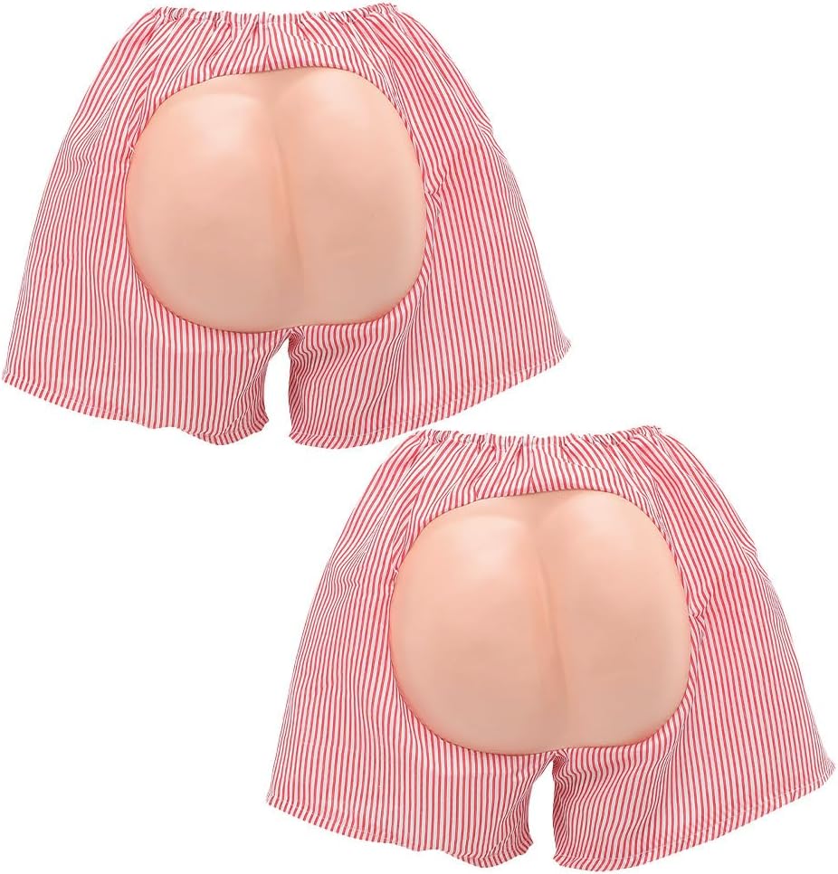 Unnecessary 2pcs Funny Fake Butt Shorts — WeirdThingsToBuy weird find