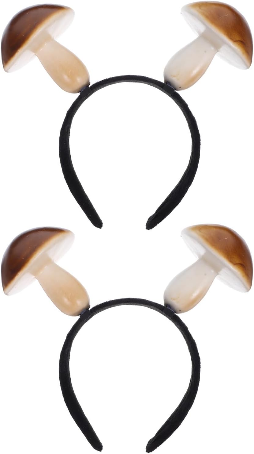 Unnecessary 2pcs Funny Mushroom Headband Adults — WeirdThingsToBuy weird find