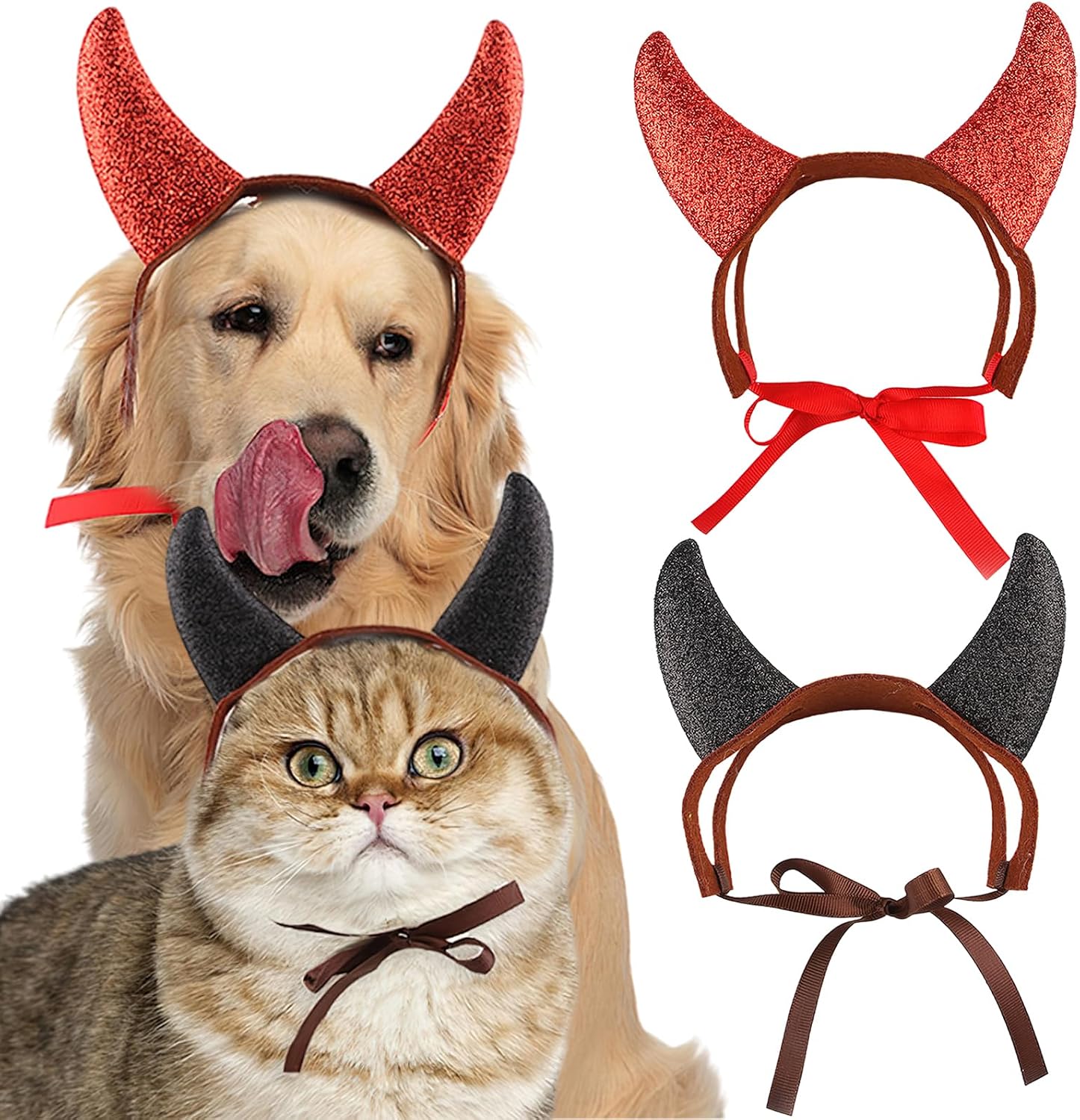 Unnecessary 2pcs Halloween Pet Costume Devil — WeirdThingsToBuy weird find