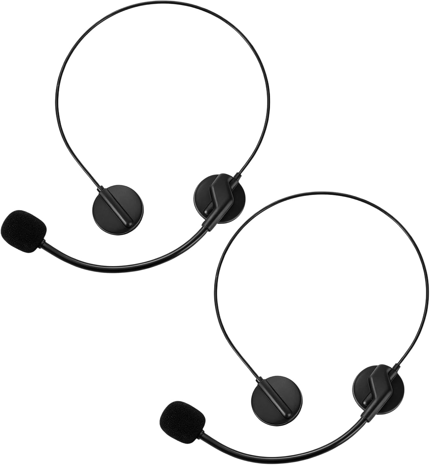 Unnecessary 2pcs Microphone Headset Fake Headphone — WeirdThingsToBuy weird find