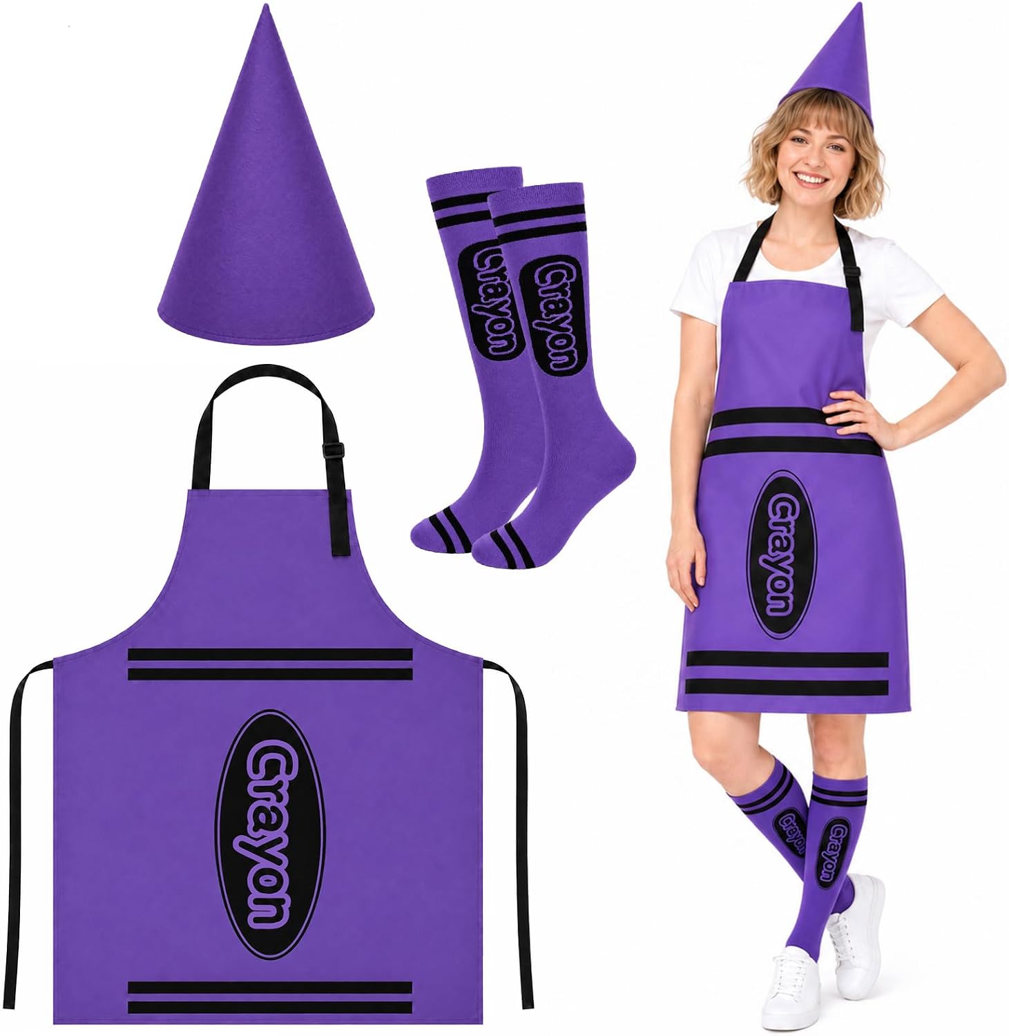 Unnecessary 3 Crayon Costume Include Apron — WeirdThingsToBuy weird find