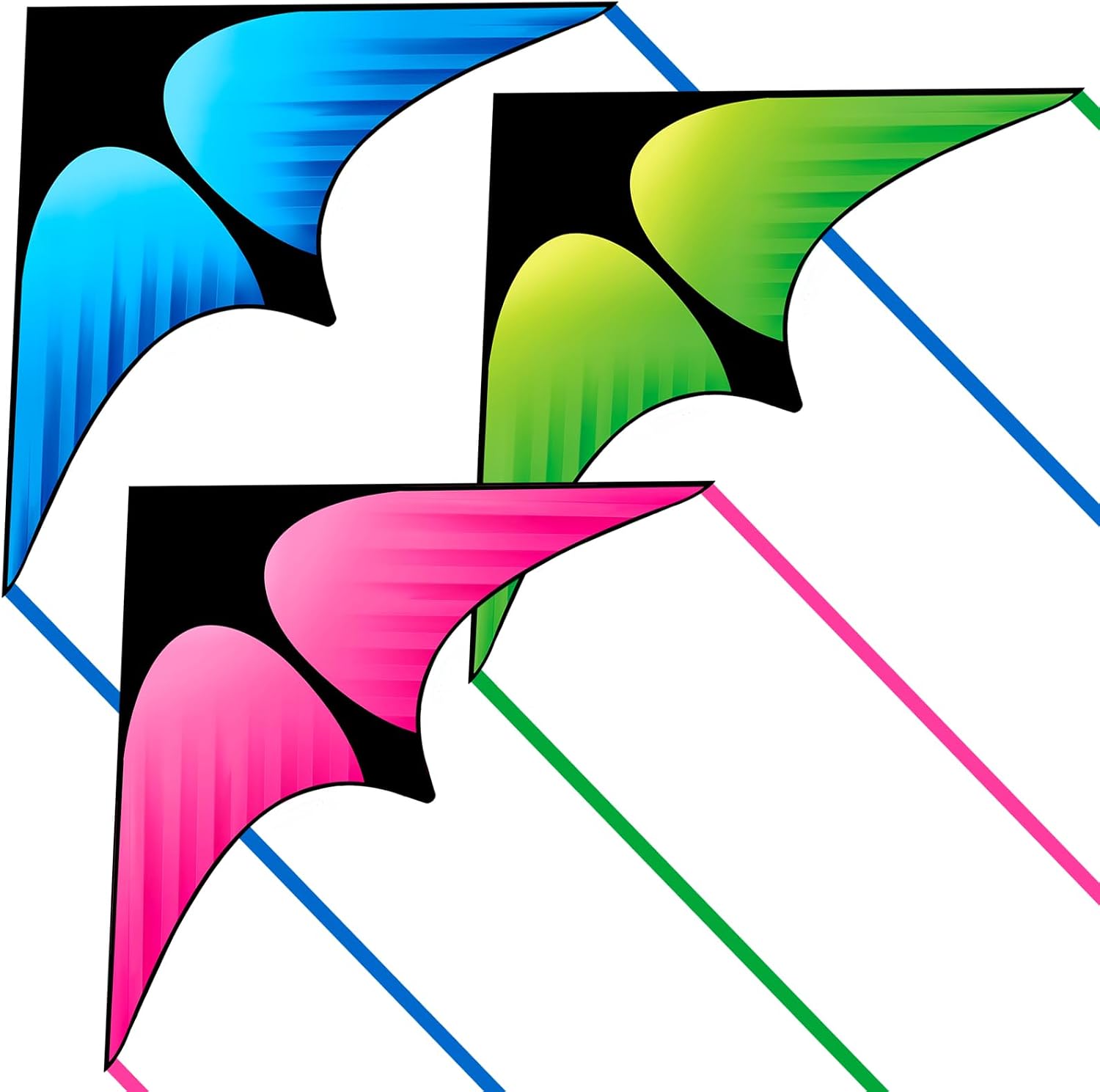 Unnecessary 3 Pack Delta Kite Set — WeirdThingsToBuy weird find