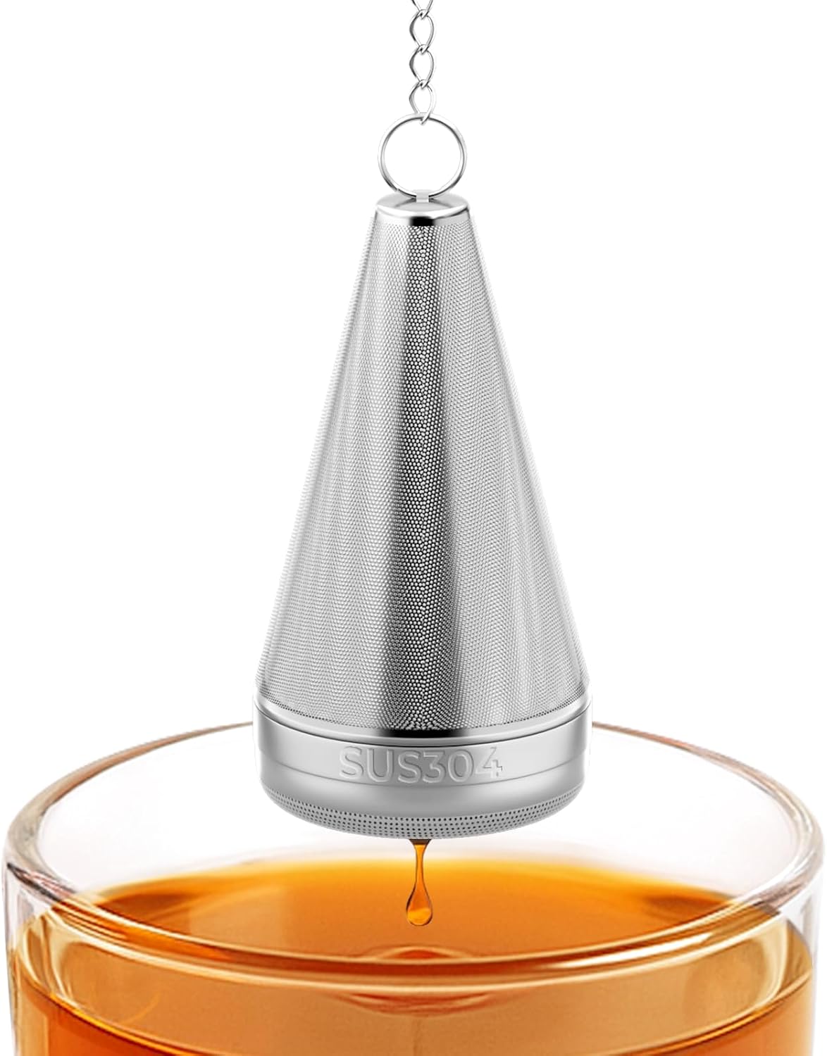 Unnecessary 304 Stainless Steel Cone Tea — WeirdThingsToBuy weird find