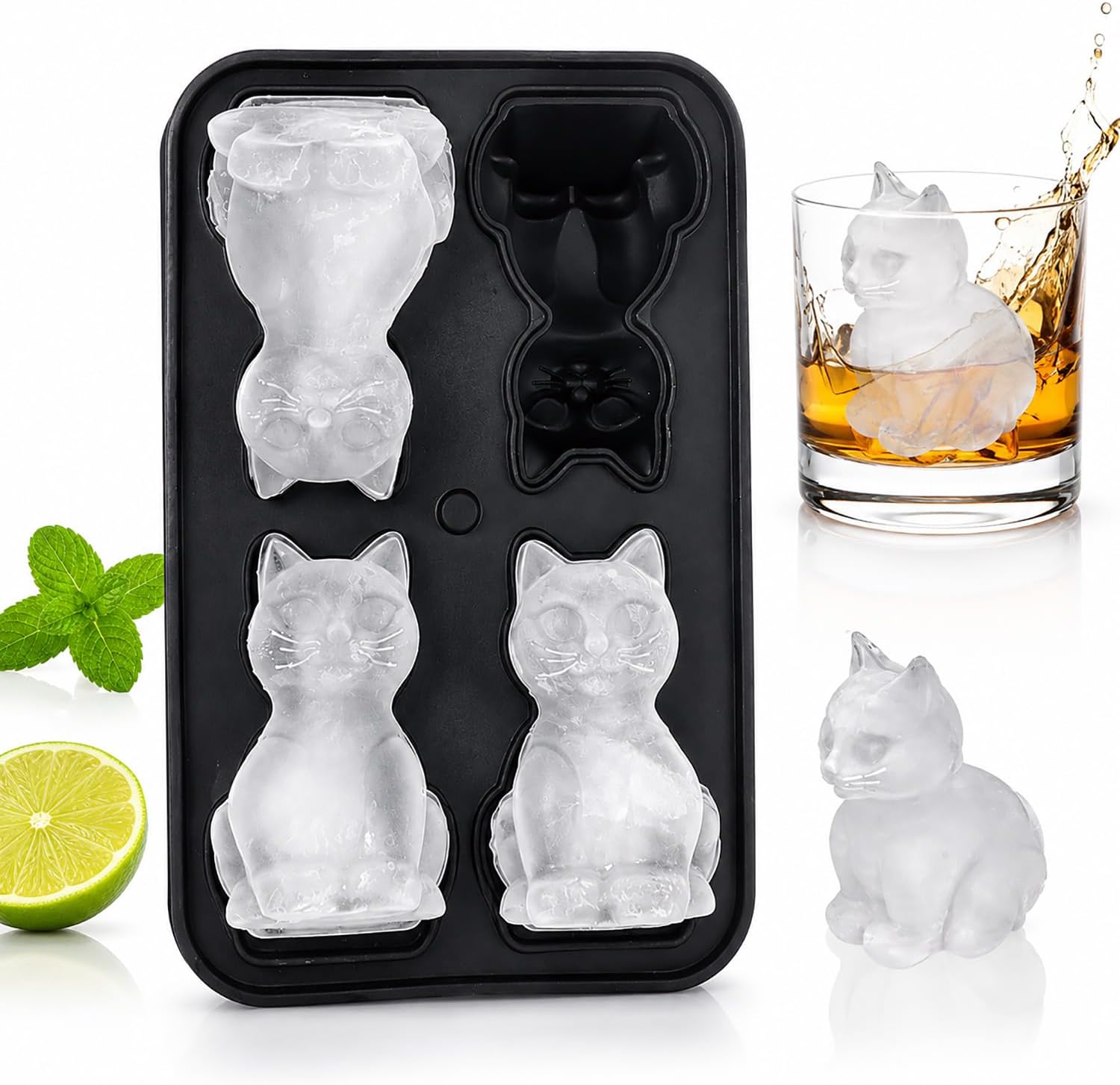 Unnecessary 3d Cat Ice Cube Tray — WeirdThingsToBuy weird find