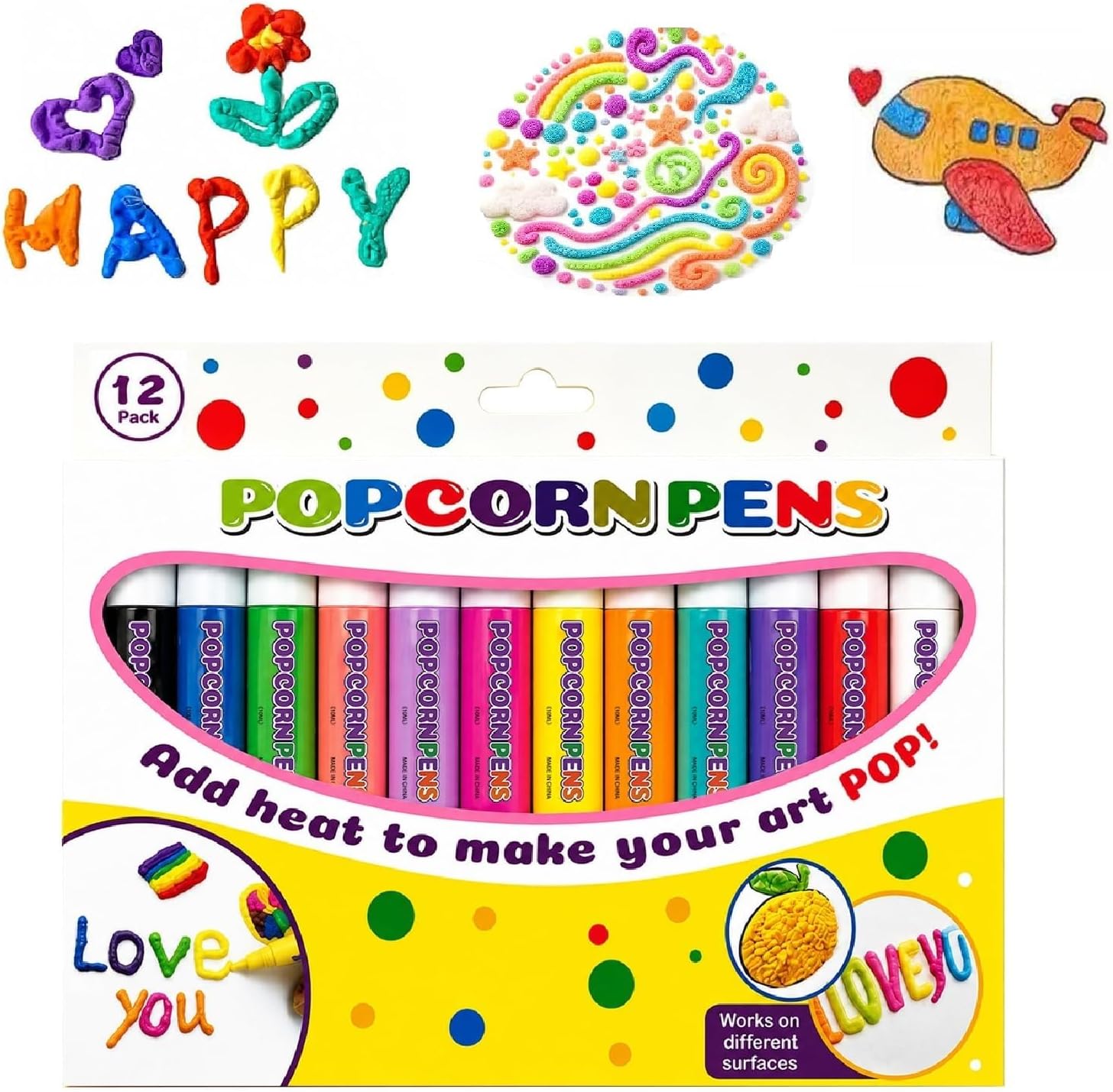 Unnecessary 3d Relief Art Popcorn Pen — WeirdThingsToBuy weird find