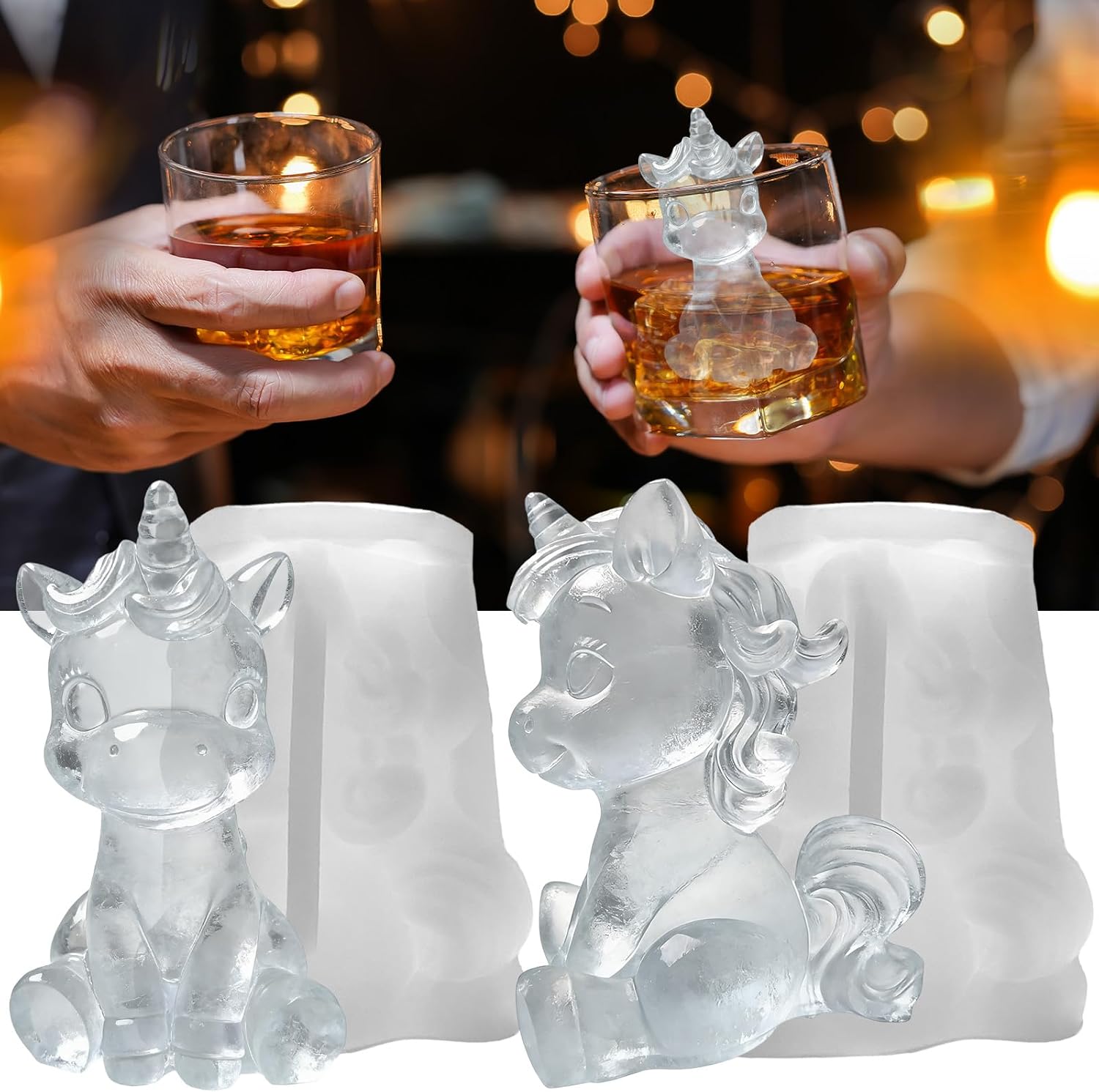 Unnecessary 3d Unicorn Ice Cube Silicone — WeirdThingsToBuy weird find
