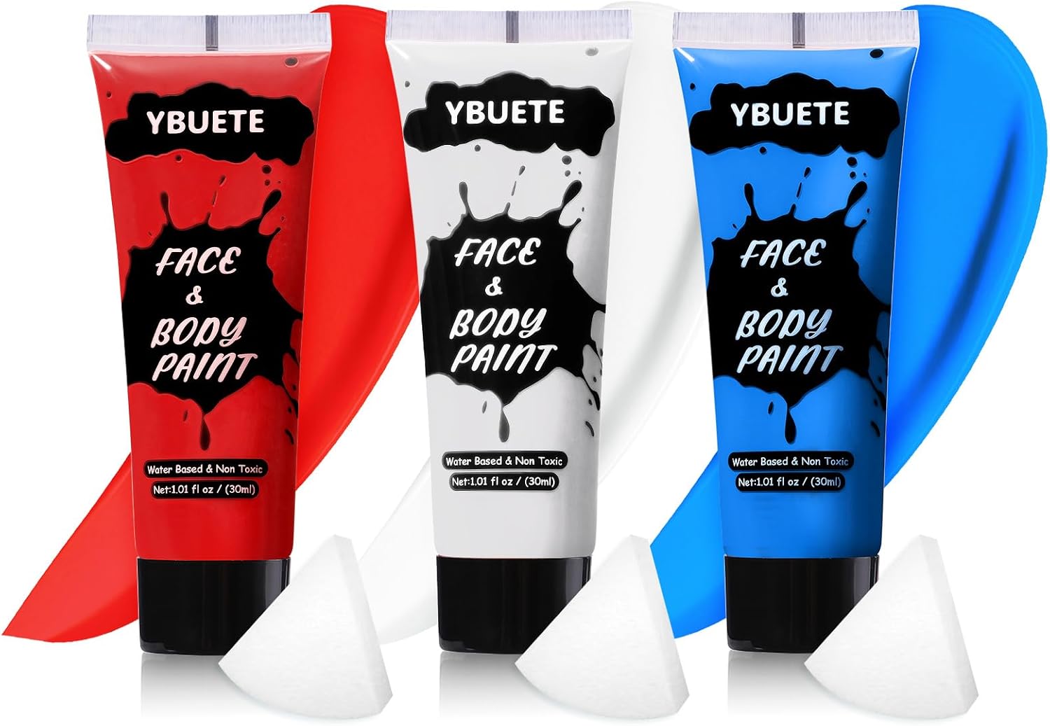 Unnecessary 3pcs Face Body Paint Professional — WeirdThingsToBuy weird find