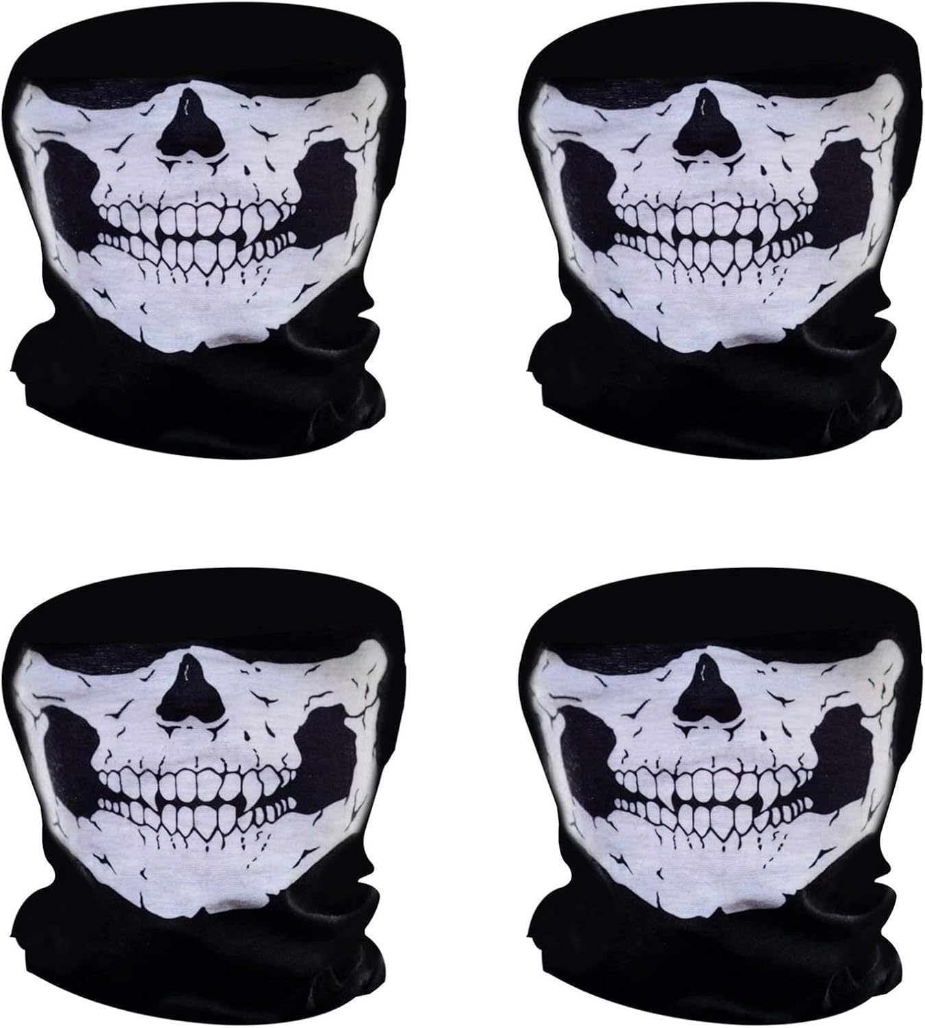 Unnecessary 4 Pack Skull Face Mask — WeirdThingsToBuy weird find