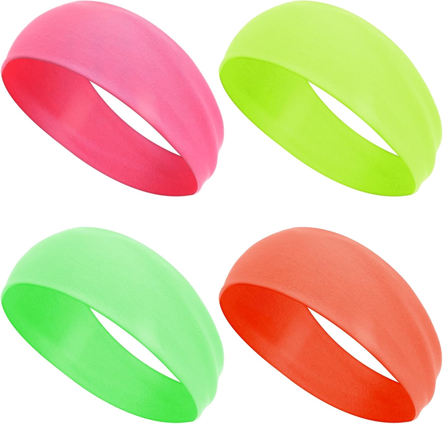Unnecessary 4pcs Sweatband Colored Headbands Sports — WeirdThingsToBuy weird find