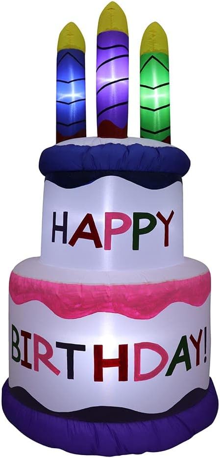 Unnecessary 5' Air Blown Inflatable Happy — WeirdThingsToBuy weird find