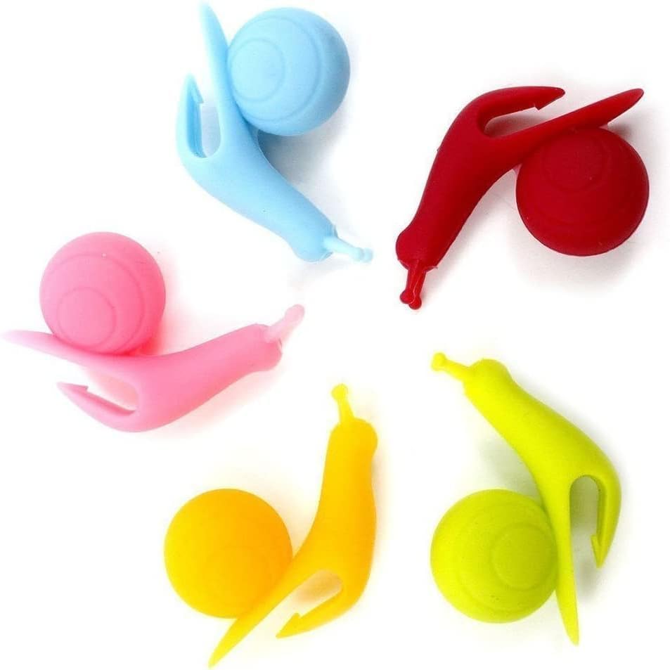 Unnecessary 5 Colorful Snail Shape Silicone — WeirdThingsToBuy weird find