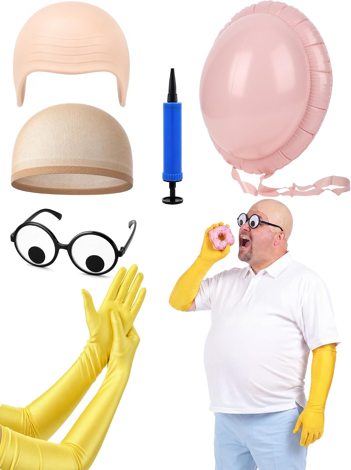 Unnecessary 5 Halloween Cartoon Yellow Skin — WeirdThingsToBuy weird find