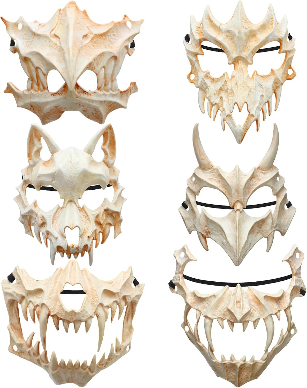 Unnecessary 6 Halloween Cosplay Masks Skeleton — WeirdThingsToBuy weird find
