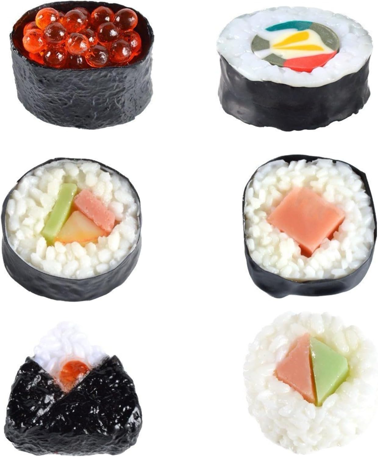 Unnecessary 6 Realistic Fake Sushi Prop — WeirdThingsToBuy weird find
