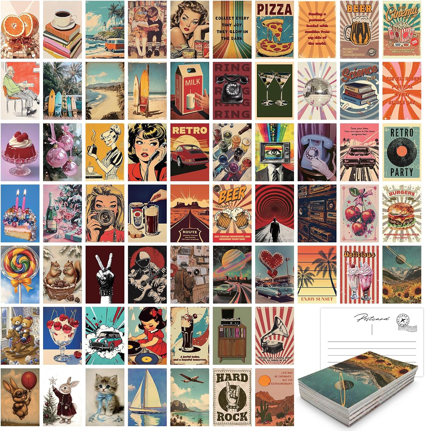 Unnecessary 64 Vintage Postcard Set 4 — WeirdThingsToBuy weird find