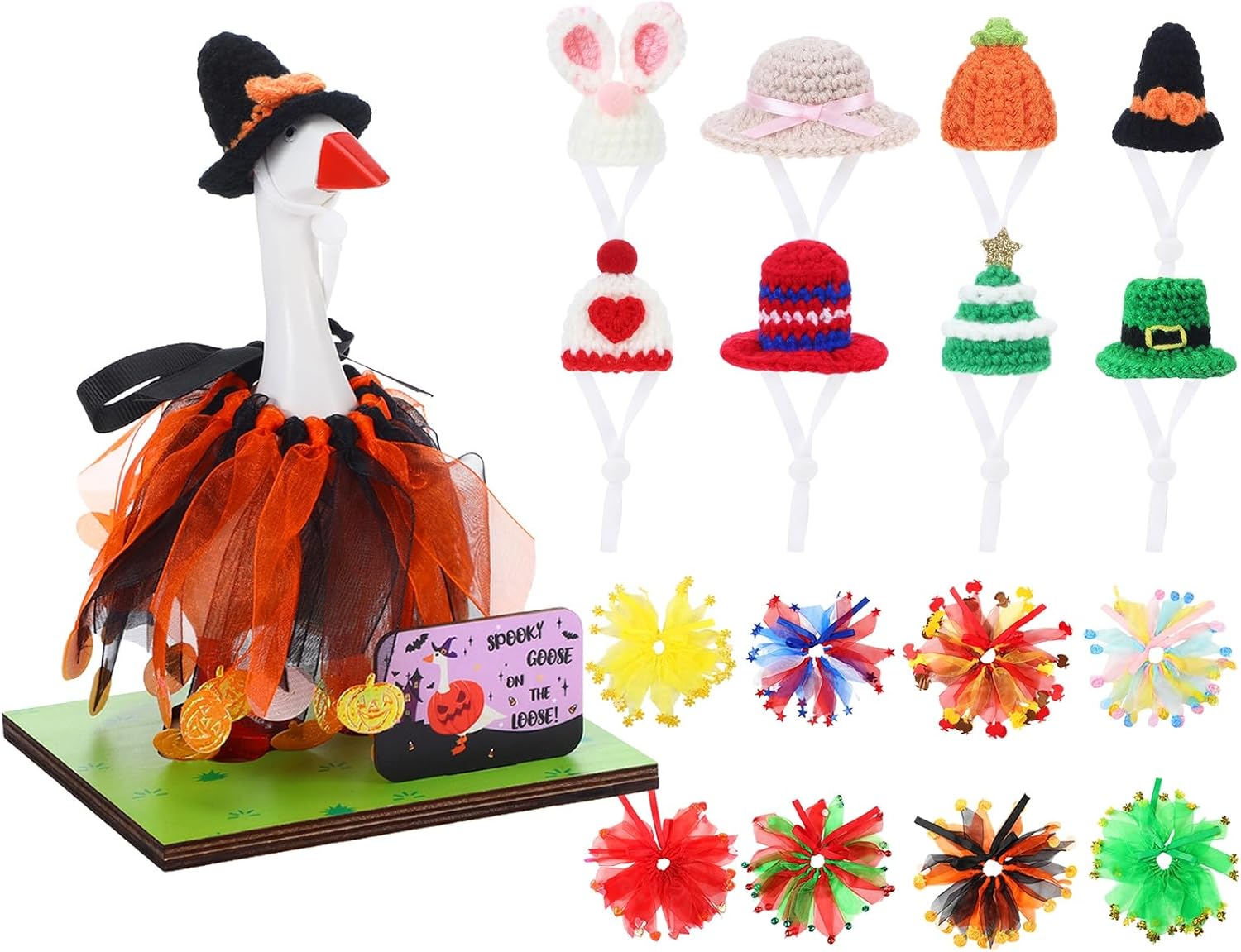 Unnecessary 7 Inch Desk Goose Outfit — WeirdThingsToBuy weird find