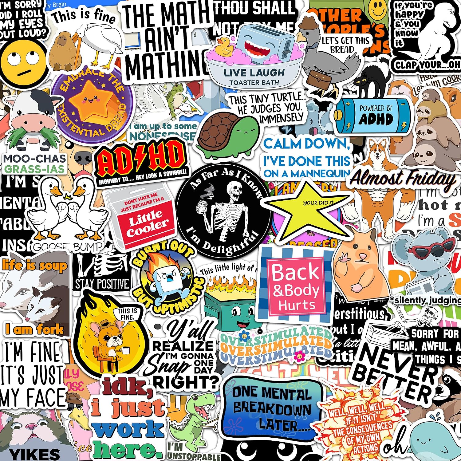 Unnecessary 73 Funny Stickers Adults Dirty — WeirdThingsToBuy weird find