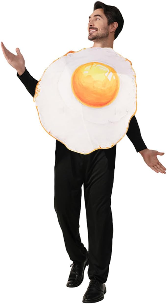 Unnecessary Adult Fried Egg Costumes Cosplay — WeirdThingsToBuy weird find