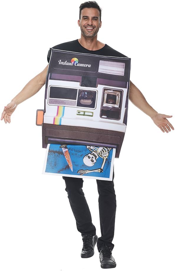 Unnecessary Adult Instant Polaroid Camera Costume — WeirdThingsToBuy weird find