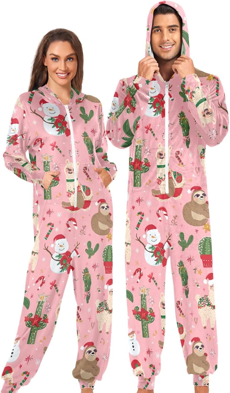 Unnecessary Adult Onesie Pajamas Funny Christmas — WeirdThingsToBuy weird find