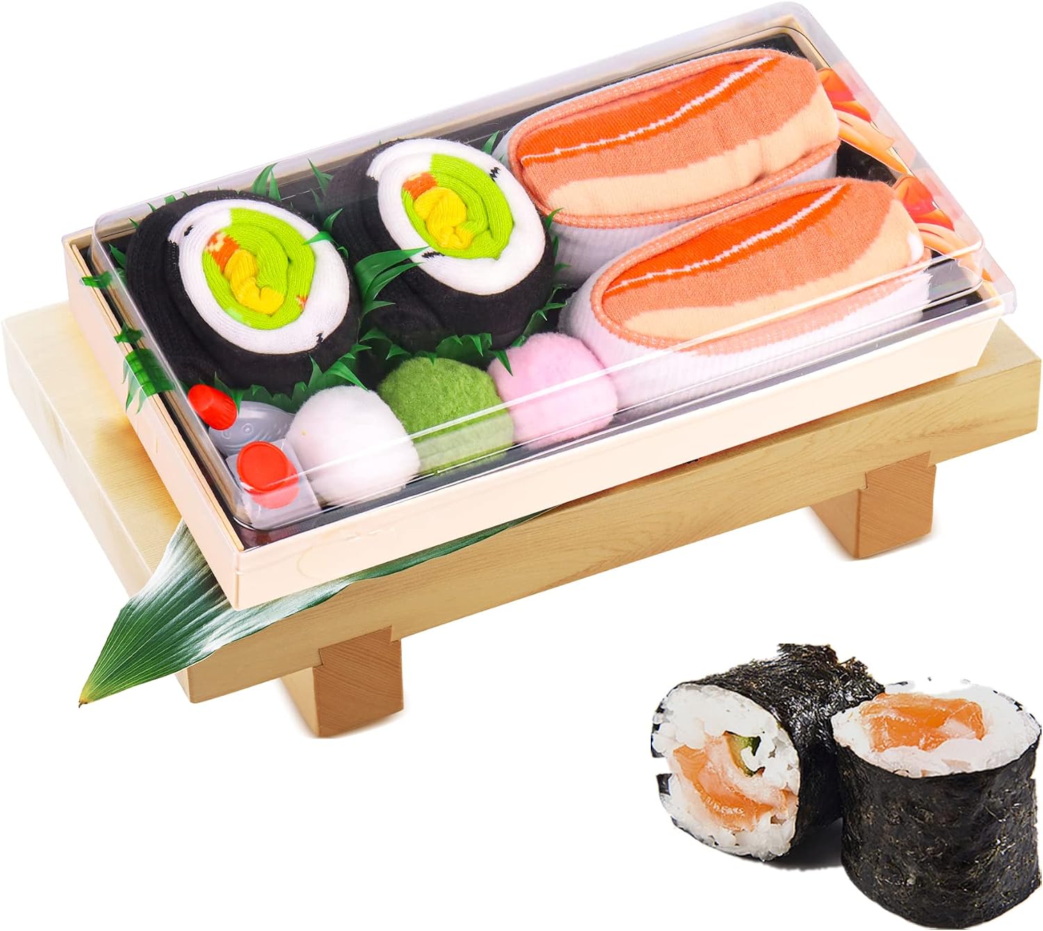 Unnecessary Agrimony Funny Sushi Meat Socks — WeirdThingsToBuy weird find