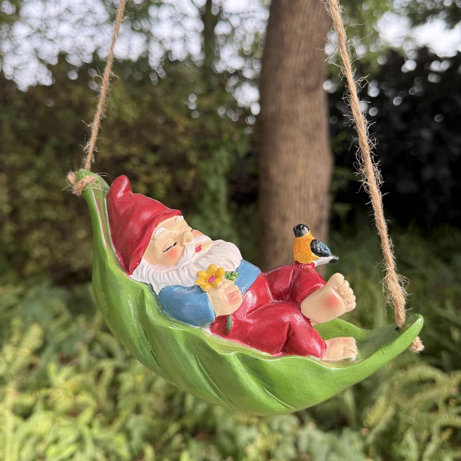 Unnecessary Ahbuohe Garden Gnome Outdoor Statues — WeirdThingsToBuy weird find